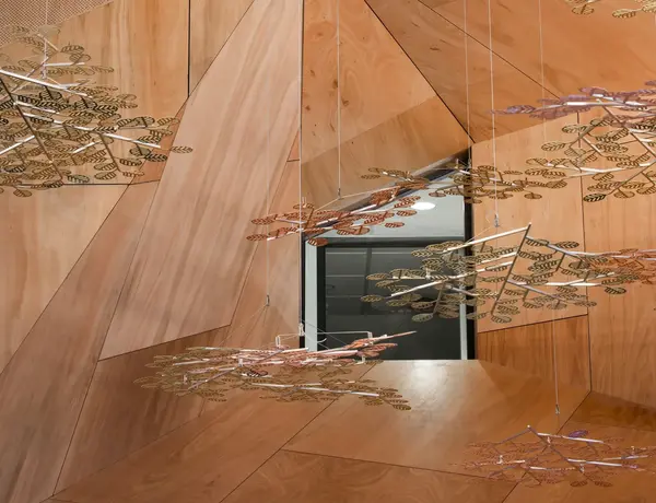 Alex Miles installation at Cradle Mountain