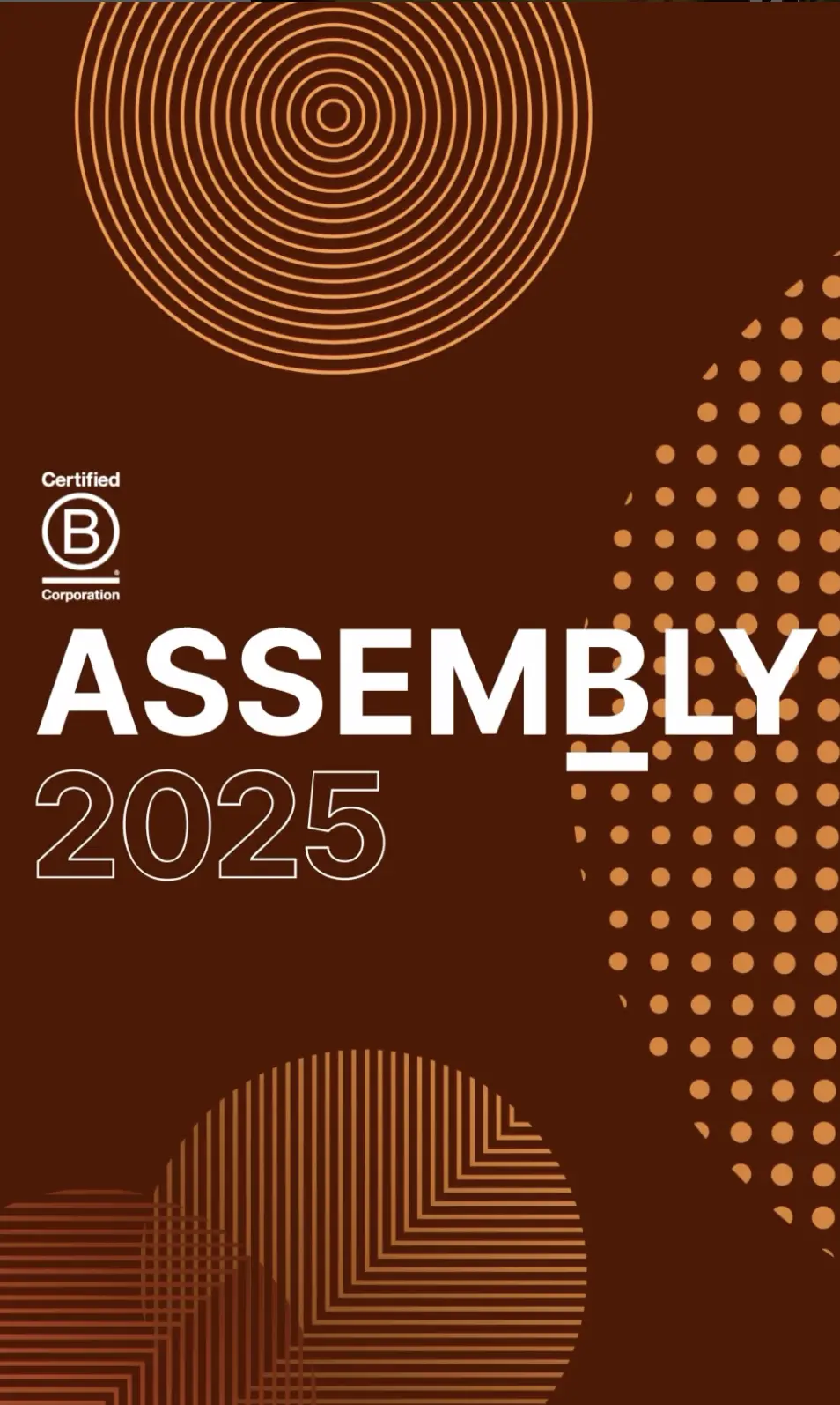 A promotional image highlighting a B Corp Gathering.