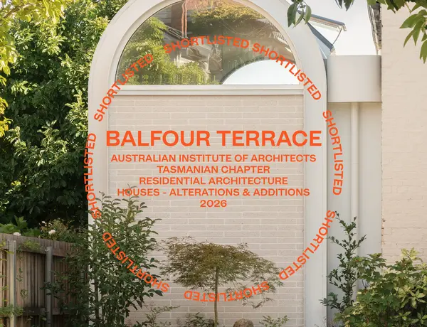 Balfour Street Terrace shortlisted in the 2026 AIA Tasmanian Chapter Awards