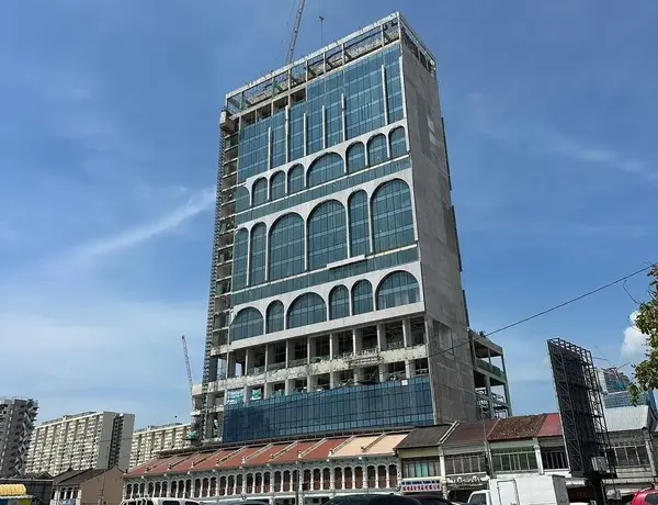 Construction progresses on Capri Hotel & Day Spa, Penang, Malaysia