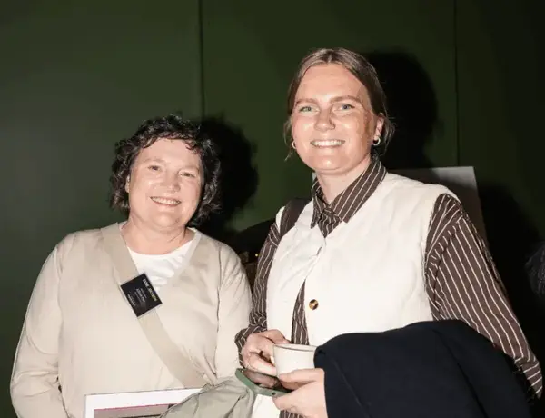 Ebony and Keith at the INDE Awards 2025 Shortlist Breakfast