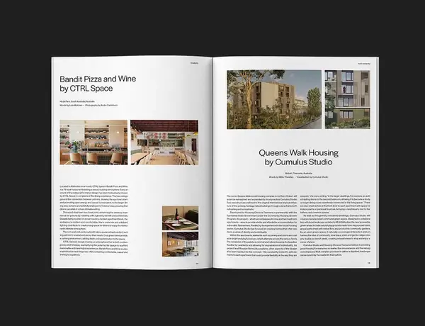 Queens Walk Housing, in print