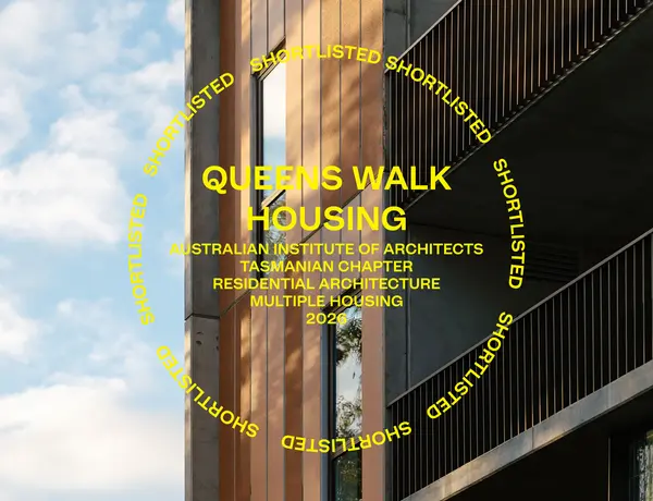 Queens Walk Housing shortlisted in the 2026 AIA Tasmanian Chapter Awards
