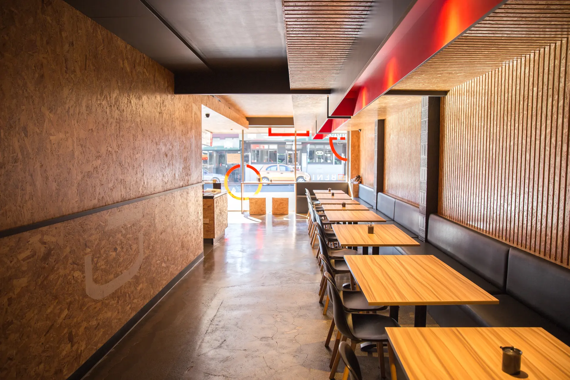 View of the street from instead Bento Moonah