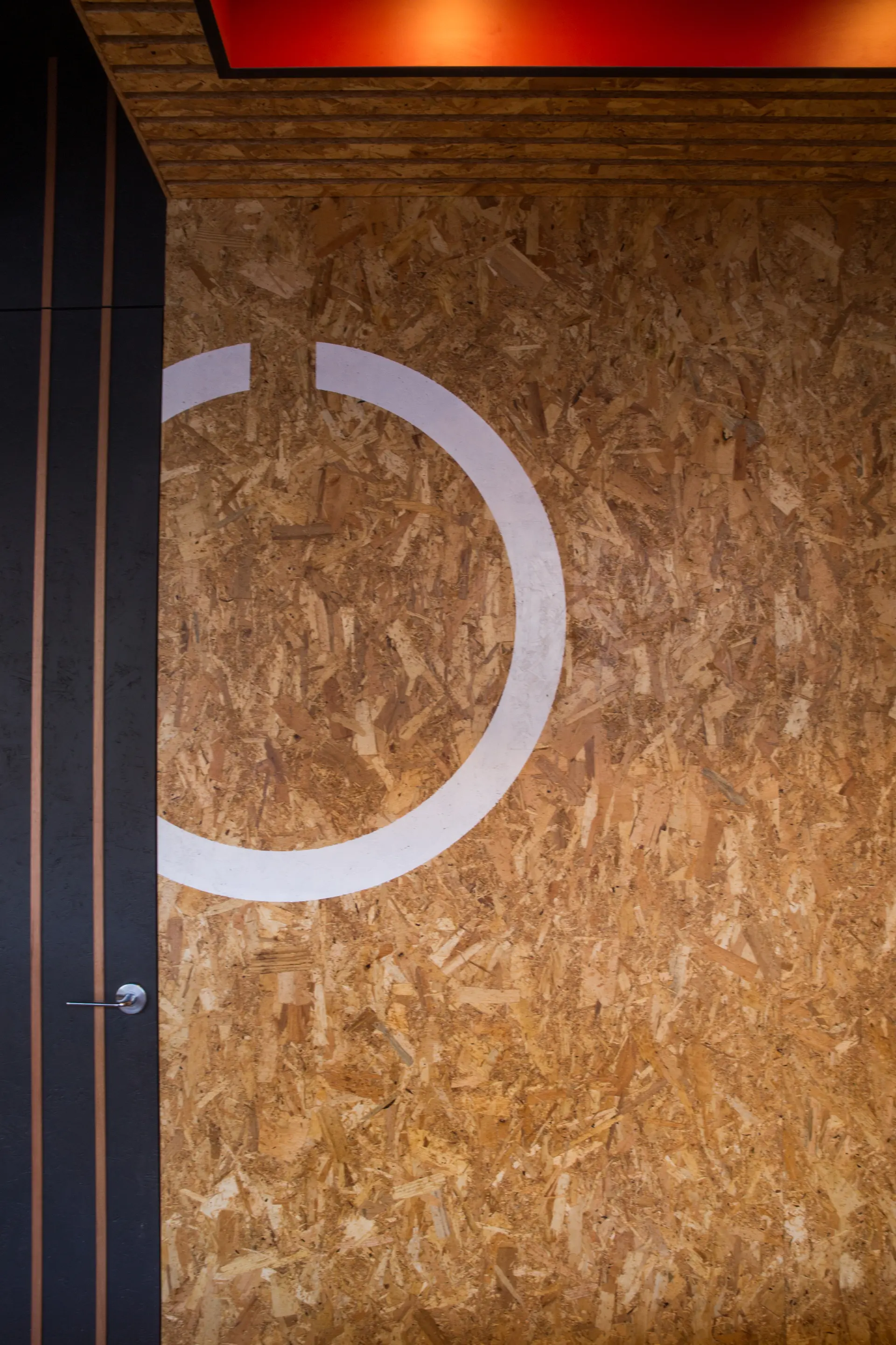 Detail of the OSB lining