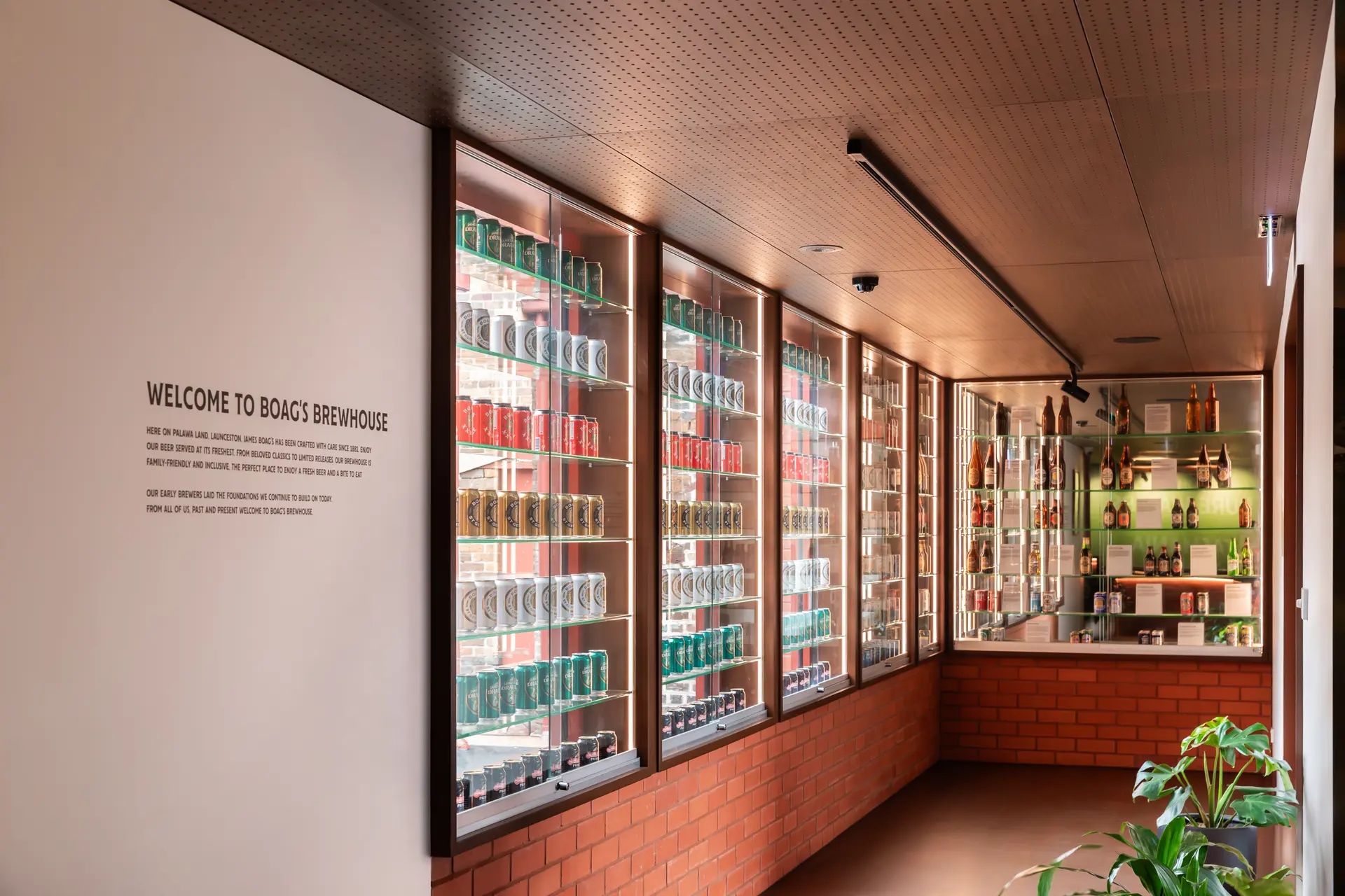 A display of Boag's products.