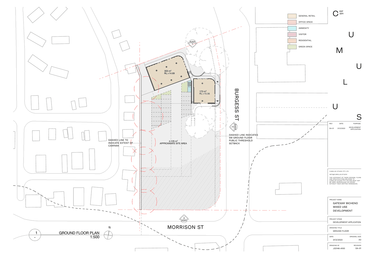 An animation of the planning drawings.
