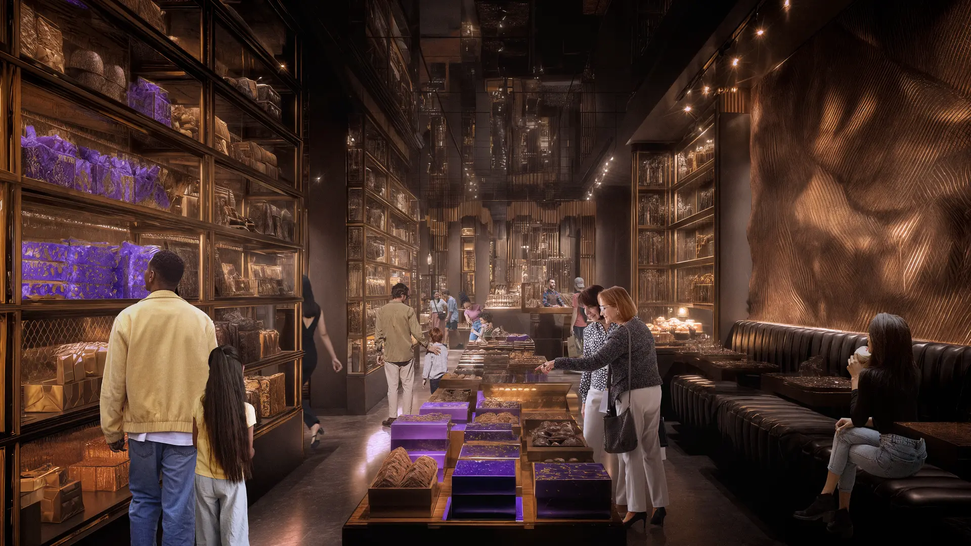 An illustration of the retail space.