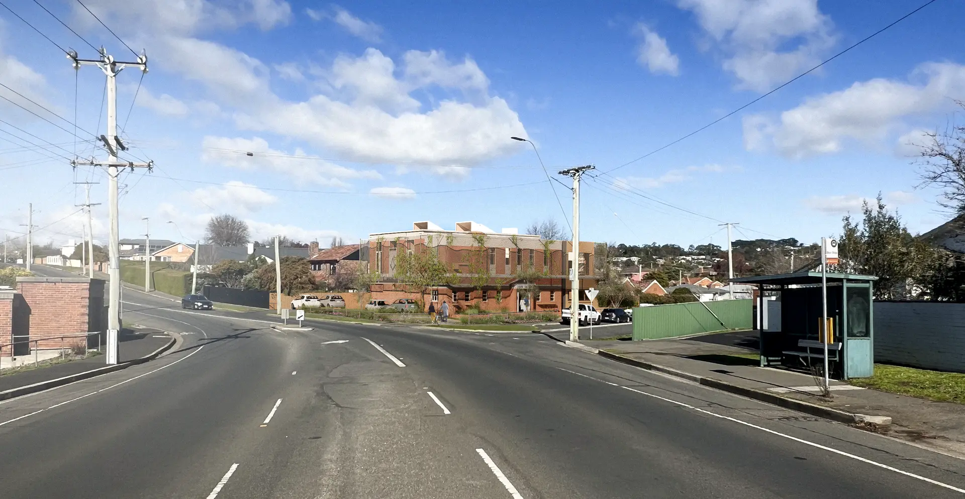 Rendered image of the new design from Penquite Road.