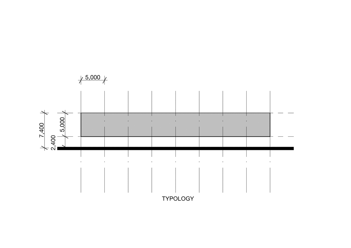 A series of diagrams that show how the form of the building was derived, highlighting scale, entrances and internal use of the space.