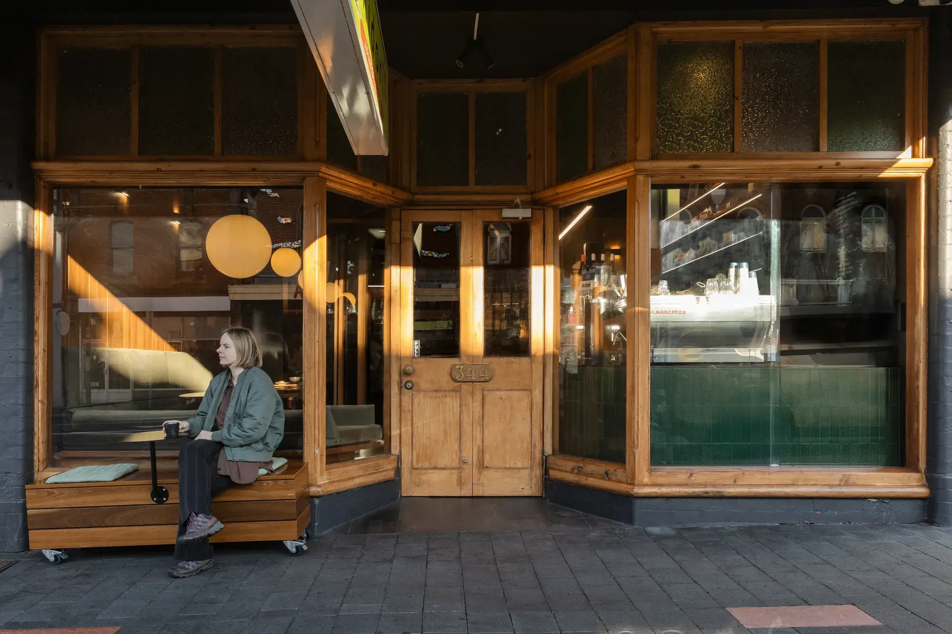 The restored heritage shopfront on Elizabeth Street.